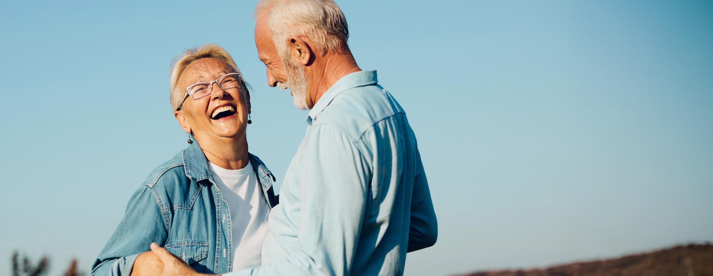 couple holding hands